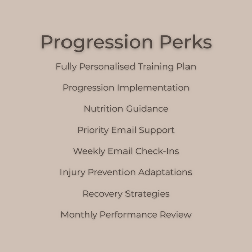 Progression Plan