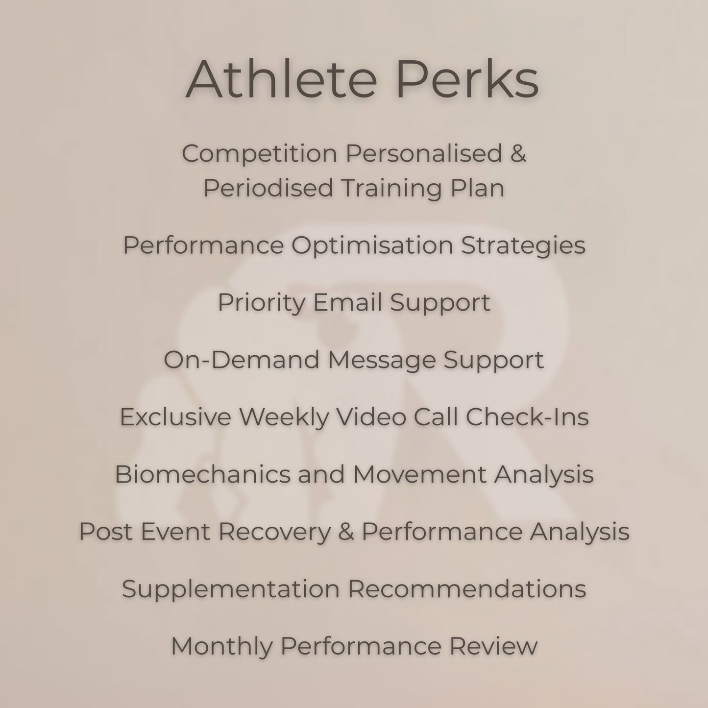 Athlete Plan