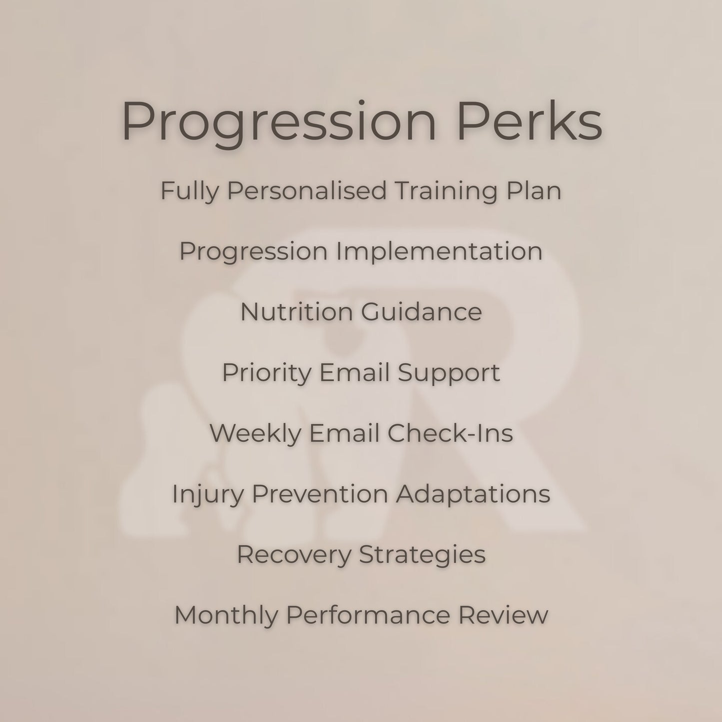 Progression Plan